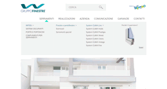 Desktop Screenshot of gruppofinestre.it